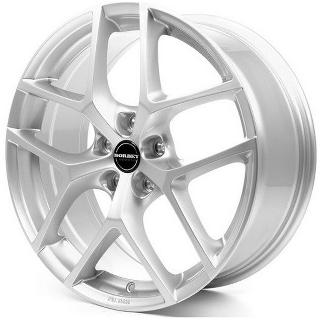 Литі диски Borbet Y R17 W7.5 PCD5x112 ET45 DIA72.6 (crystal silver)