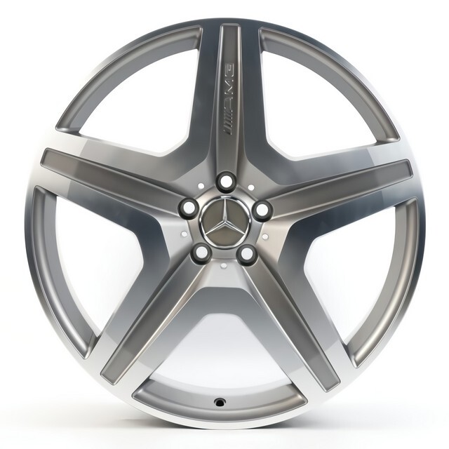 Литі диски Replica Mercedes (MR706C) R21 W9 PCD5x112 ET53 DIA66.6 (matt graphite machined face)-зображення-1