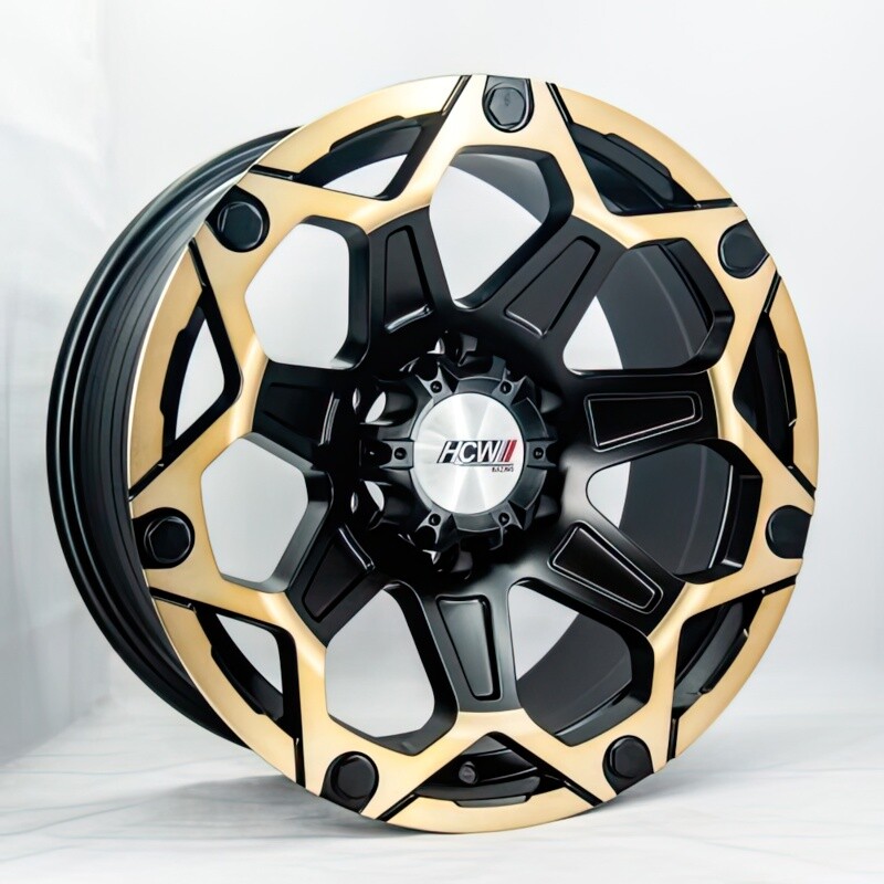 Литі диски GT LP02 R17 W8 PCD6x139.7 ET-5 DIA110.5 (matt black bronze lip)-зображення-1