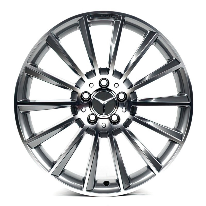 Mercedes (MR2004) light grey machined Литі диски Replica Mercedes (MR2004) R20 W8.5 PCD5x112 ET35 DIA66.6 (light grey machined)
