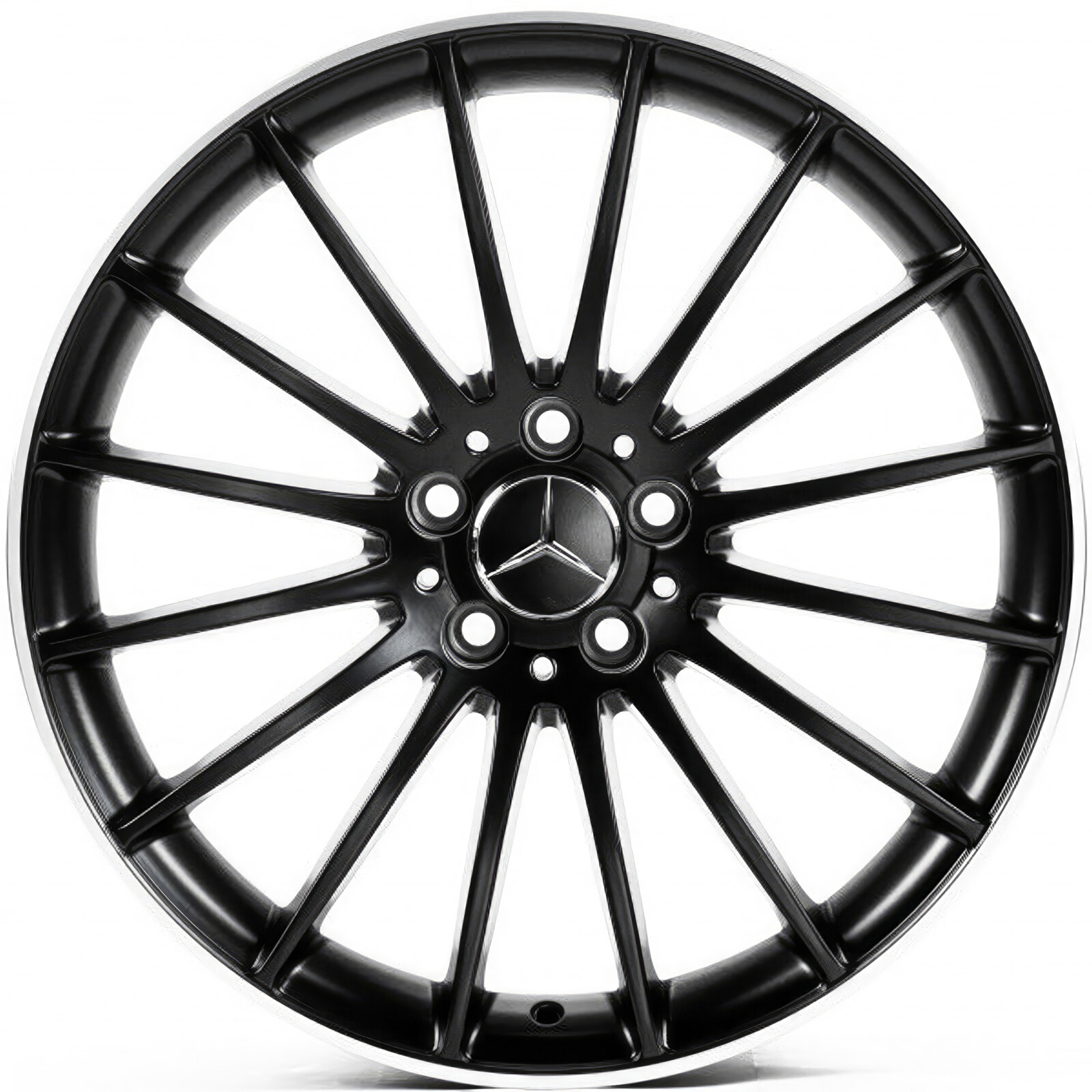 Литі диски Replica Mercedes (MR563) R19 W8 PCD5x112 ET32 DIA66.6 (satin black lip polished)