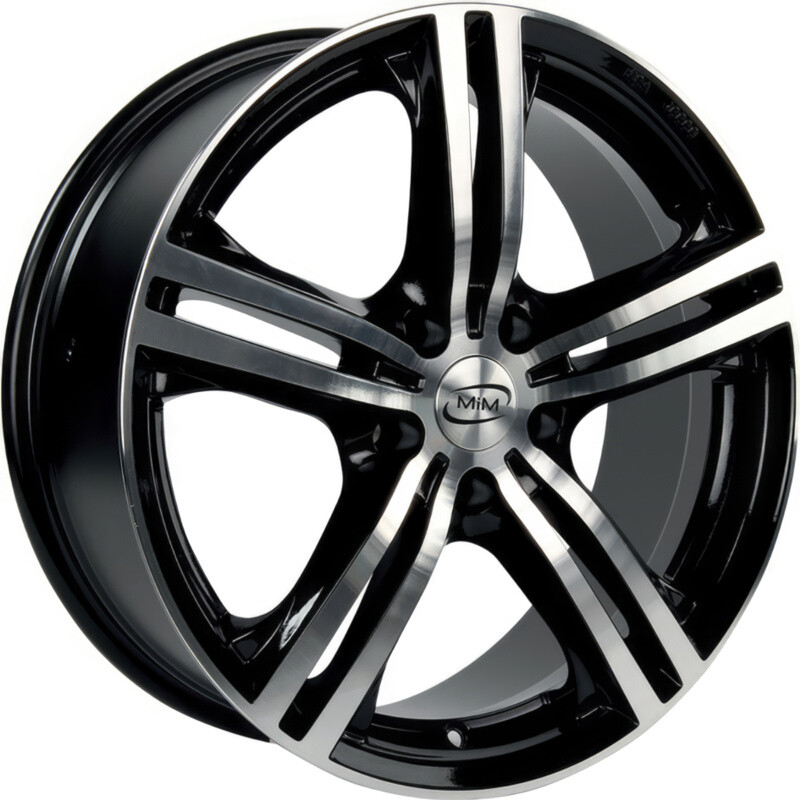 Литі диски MIM Milano Evo R15 W6.5 PCD5x110 ET38 DIA65.1 (black polished)