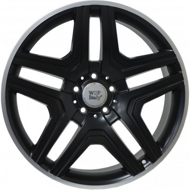 Литі диски WSP Italy Mercedes (W766) AMG Nero R21 W10 PCD5x112 ET56 DIA66.6 (dull black lip polished)