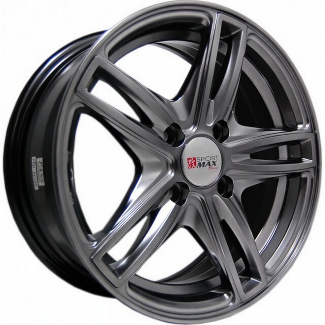 Литі диски Sportmax Racing SR3213 R14 W6 PCD4x108 ET35 DIA67.1 (LGMP)