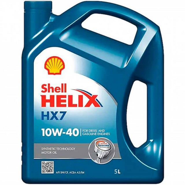 Моторна олива SHELL Helix HX7 10W-40 (5л.)