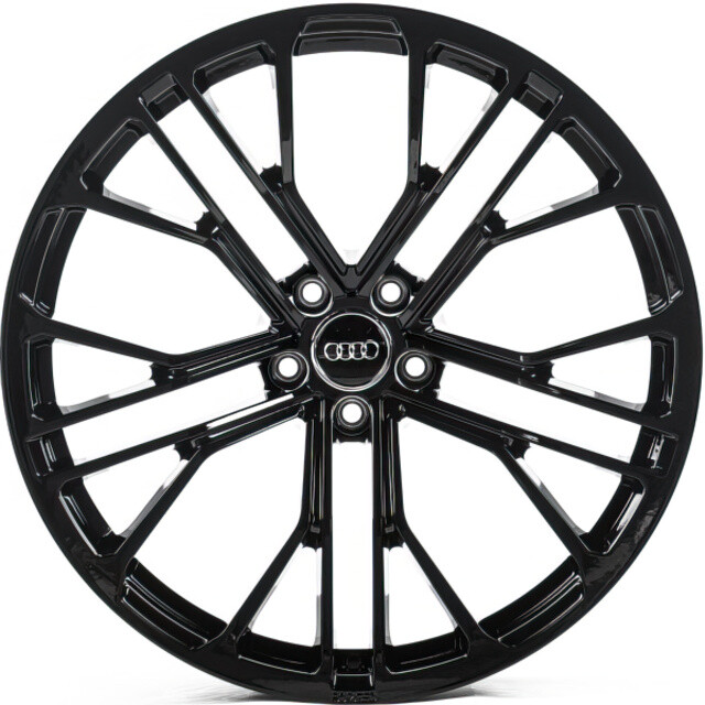 Литі диски Replica Forged Audi (A004) R22 W10 PCD5x112 ET26 DIA66.5 (gloss black)-зображення-1