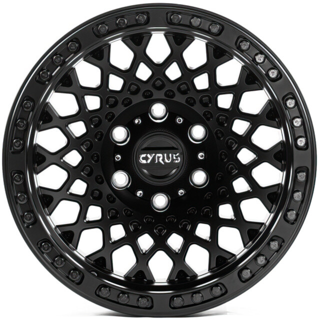 Литі диски Off Road Wheels OW1701 R17 W8.5 PCD6x139.7 ET0 DIA110.1 (matt black matt black ring)