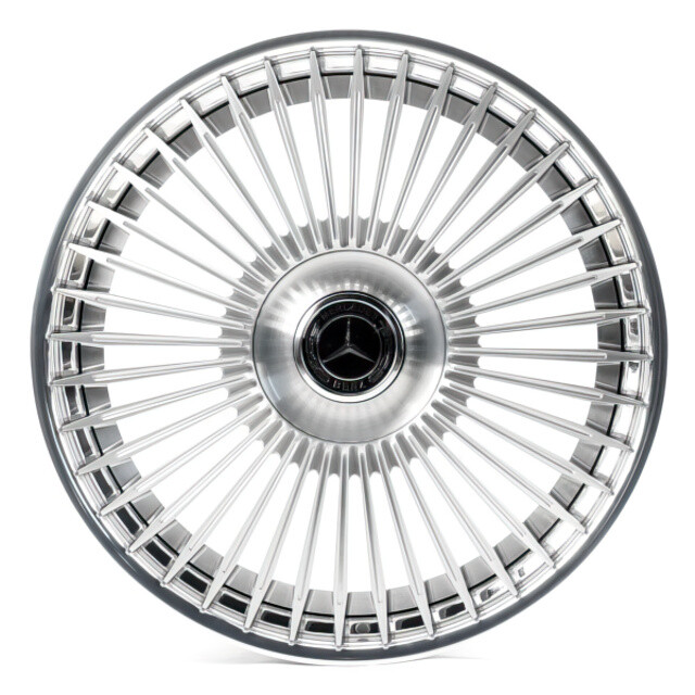 Литі диски WS Forged WS-150C R22 W11.5 PCD5x112 ET47 DIA66.5 (brushed silver lip polished)-зображення-1