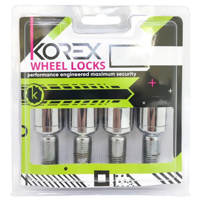 Комплект болтів (секретки) Korex Сфера (M14x1.5x28) Обертове кільце/Цинк