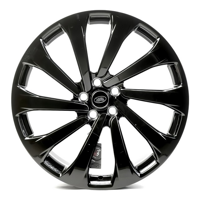 Литі диски Replica Land Rover (LR1) R23 W9.5 PCD5x120 ET42.5 DIA72.6 (gloss black)