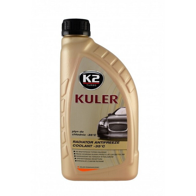 Антифриз K2 KULER - 35°C (1л.) ORANGE, антифриз помаранчевий NEW