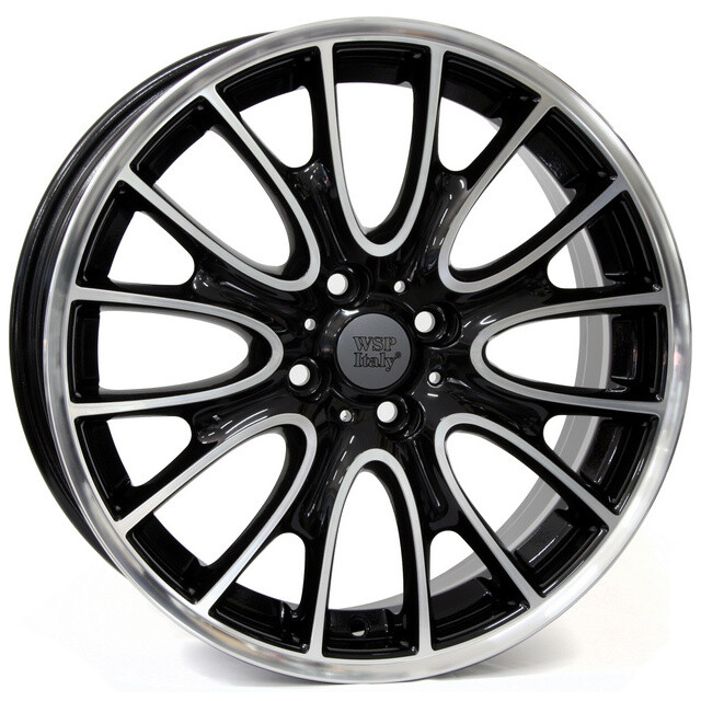 Литі диски WSP Italy Mini (W1653) Rivers R17 W7 PCD4x100 ET48 DIA56.1 (gloss black polished)-зображення-8