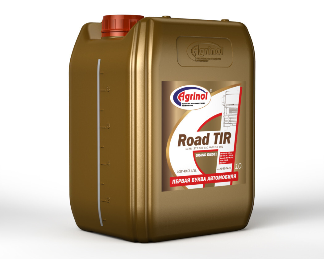 Моторне масло Agrinol Road TIR Grand Diesel CI-4/SL 10W-40 (10л.)