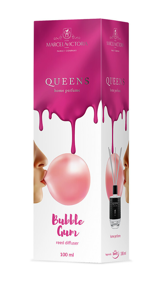 Аромодифузор MarcelaVictoria Queens White Bubble Gum (Жовальна Гумка) 100ml Аромодифузор MarcelaVictoria Queens White Bubble Gum (Жовальна Гумка) 100ml