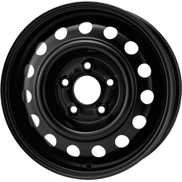 Сталеві диски Steel ДК R16 W6.5 PCD5x114.3 ET45 DIA60.1 (black)-зображення-1