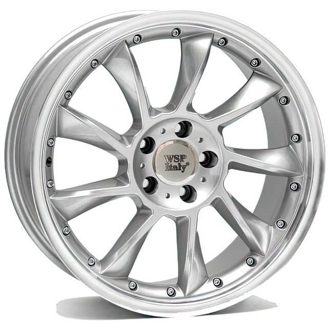 Литі диски WSP Italy Mercedes (W729) Madrid R20 W8.5 PCD5x112 ET35 DIA66.6 (silver lip polished)-зображення-1