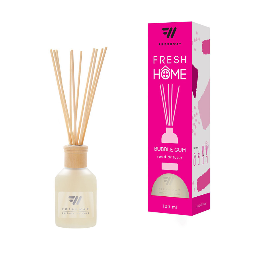 Аромадиффузор FreshWay Fresh Home Bubble Gum (Жувальна Гумка) 100ml-зображення-1
