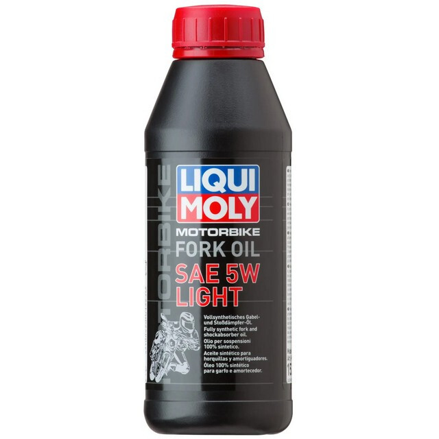 Олива Liqui Moly для мотоамортизаторів та вилок MOTORBIKE FORK OIL 5W LIGHT (0,5л.)-зображення-1