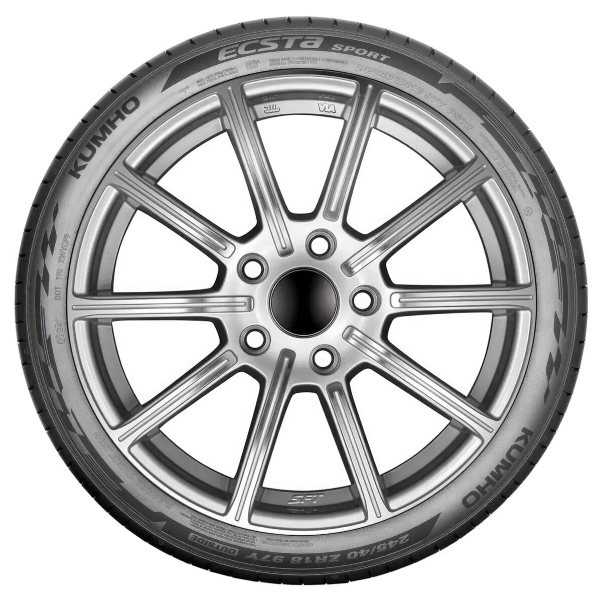 Літні шини Kumho Ecsta Sport PS72 255/30 ZR21 93Y XL-зображення-3