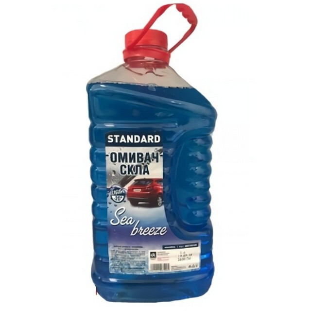 Омивач скла зимовий ДК -12°C STANDARD Sea breeze Синій (каністра 4л.) Омивач скла зимовий ДК -12°C STANDARD Sea breeze Синій (каністра 4л.)