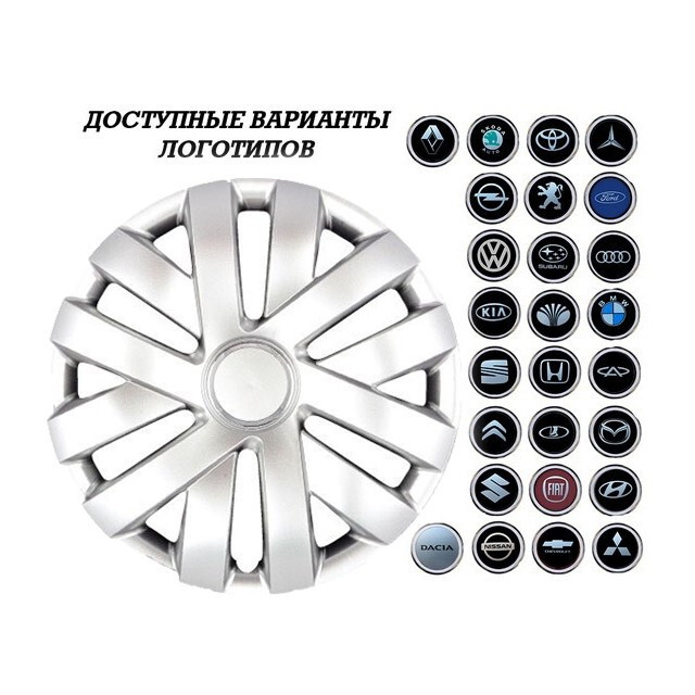 Ковпак колісний SJS 409 R16 (VW Golf Variant)-зображення-1