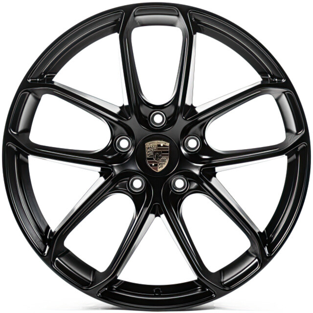 Литі диски Replica Porsche (PR395) R20 W9 PCD5x130 ET48 DIA71.56 (satin black)-зображення-1