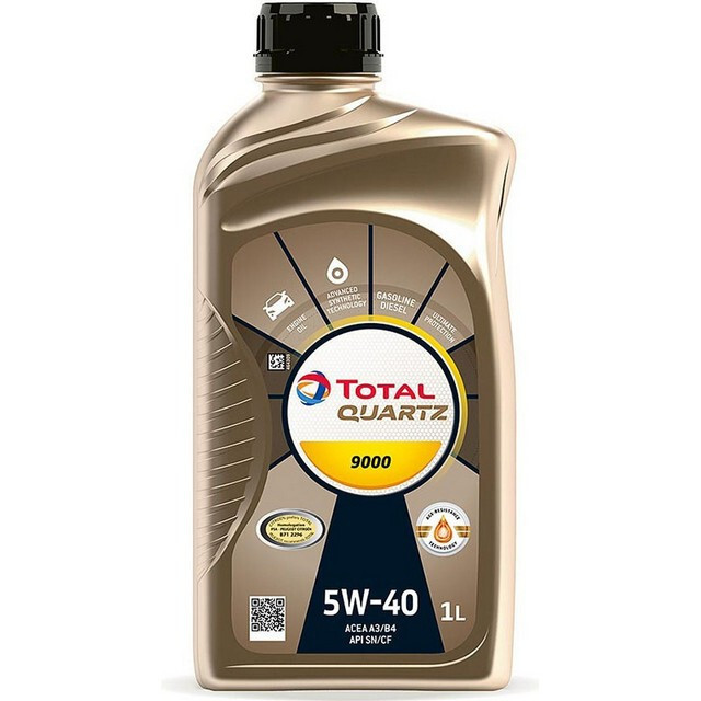 Моторне масло Total Quartz 9000 5W-40 (1л.)-зображення-1