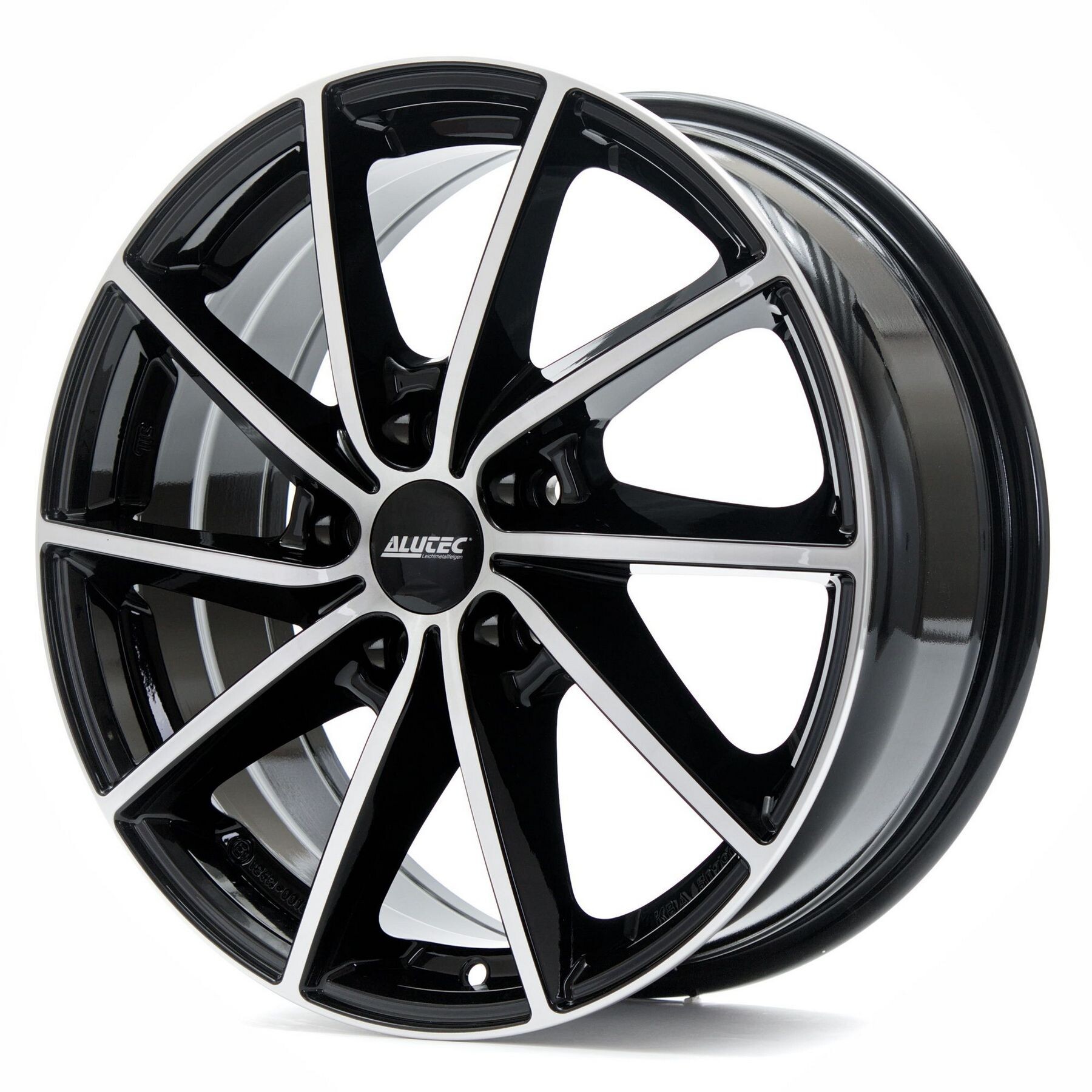 Литі диски Alutec Singa R16 W6 PCD4x100 ET43 DIA54.1 (black polished) Литі диски Alutec Singa R16 W6 PCD4x100 ET43 DIA54.1 (black polished)-зображення-2