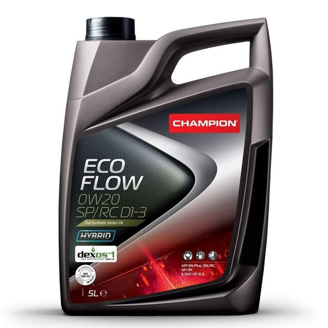 Моторна олія Champion Eco Flow 0W-20 SP/RC D1-3 (5л.)