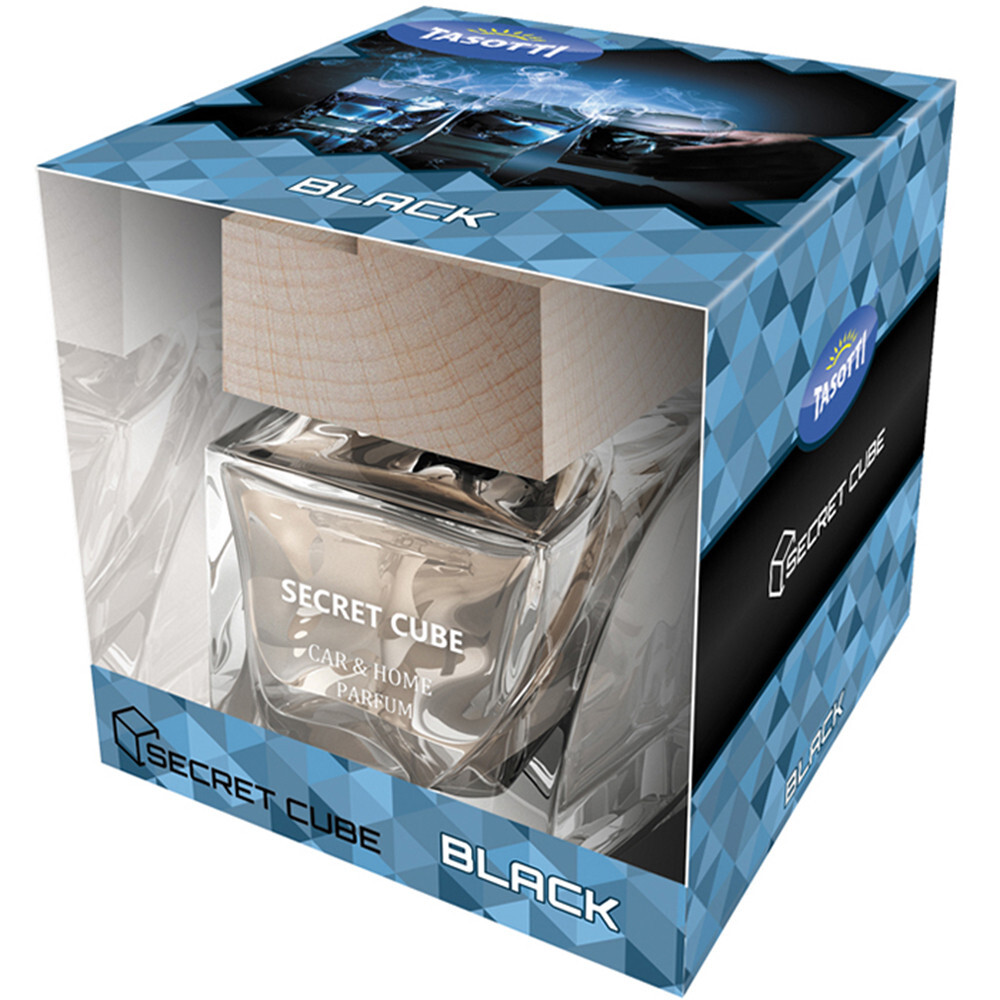 Ароматизатор спрей-пробка Tasotti Secret Cube Black (Чорний) 50ml