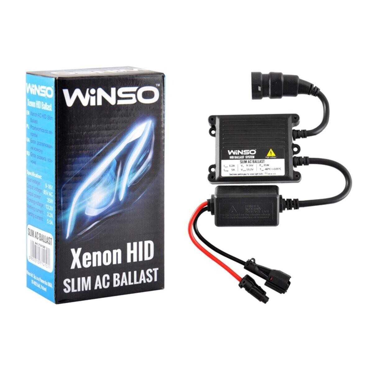 Блоки розпалювання Winso Slim AC Ballast, 12V, 35W, KET-зображення-1