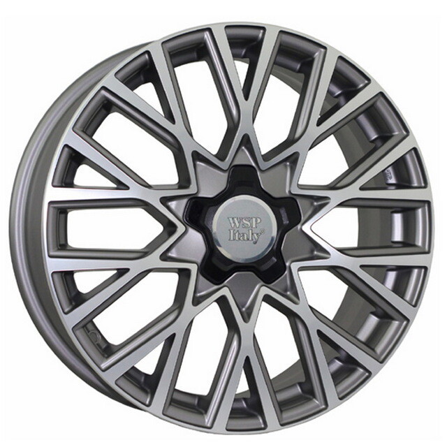 Литі диски WSP Italy Fiat (W168) Gran Sasso R18 W7 PCD5x110 ET40 DIA65.1 (matt gun metal polished)-зображення-1