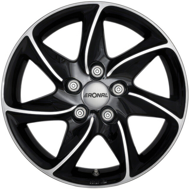 Литі диски Ronal R51 Trend R14 W6.5 PCD5x100 ET35 DIA57.1 (black)
