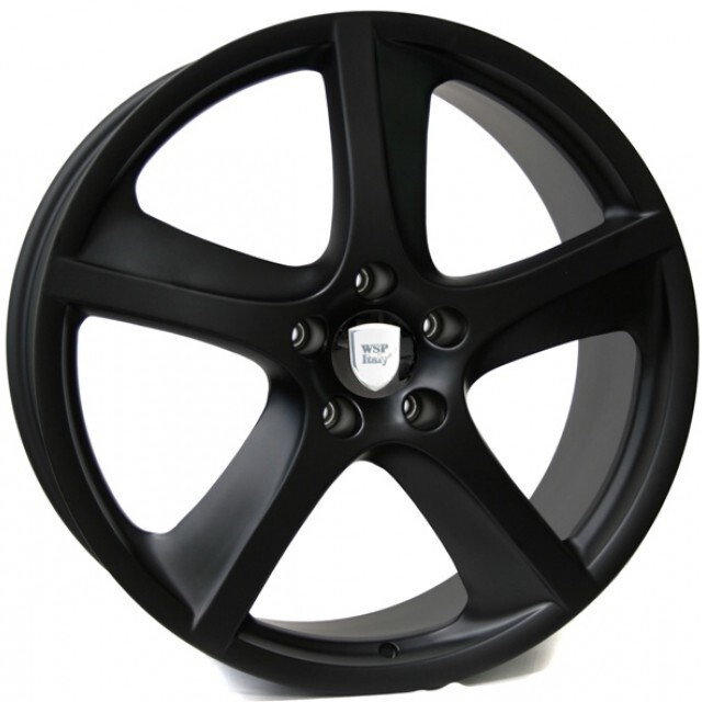 Литі диски WSP Italy Porsche (W1006) Cayenne R22 W10 PCD5x130 ET50 DIA71.6 (dull black)-зображення-1