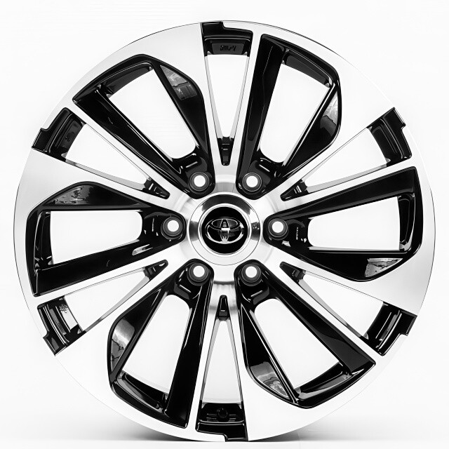 Литі диски Replica Toyota (TY1507) R20 W8.5 PCD6x139.7 ET25 DIA110.1 (black machined)