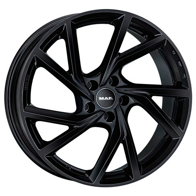 Литі диски Mak Kassel R18 W8 PCD5x112 ET39 DIA66.45 (gloss black)-зображення-1