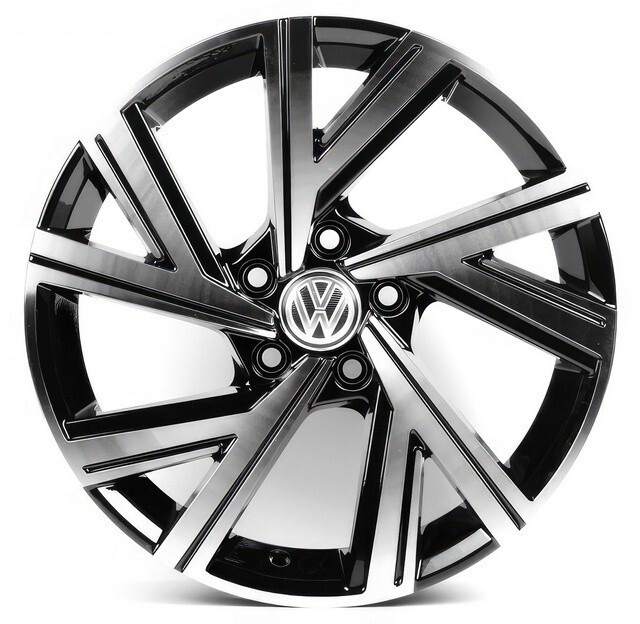 Литі диски Replica Volkswagen (VV5805) R18 W8 PCD5x112 ET45 DIA57.1 (BKF)-зображення-1