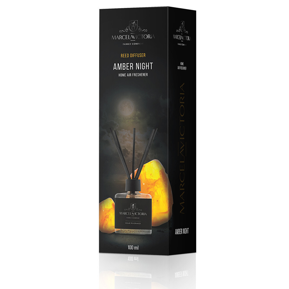 Аромадиффузор MarcelaVictoria ReedDiffuser Amber Night (Бурштинова Ніч) 100ml Аромадиффузор MarcelaVictoria ReedDiffuser Amber Night (Бурштинова Ніч) 100ml