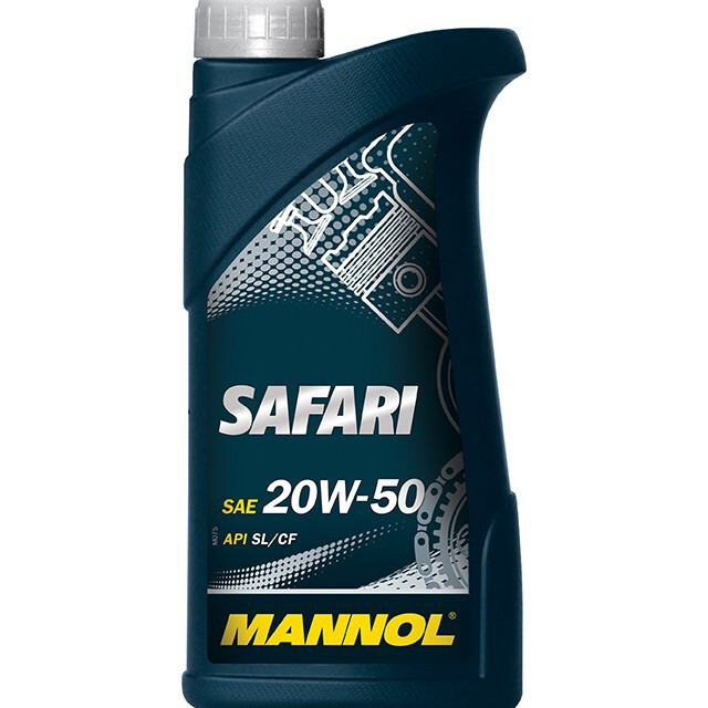 Моторна олива Mannol Safari SG/CD SAE 20W-50 (1л.)