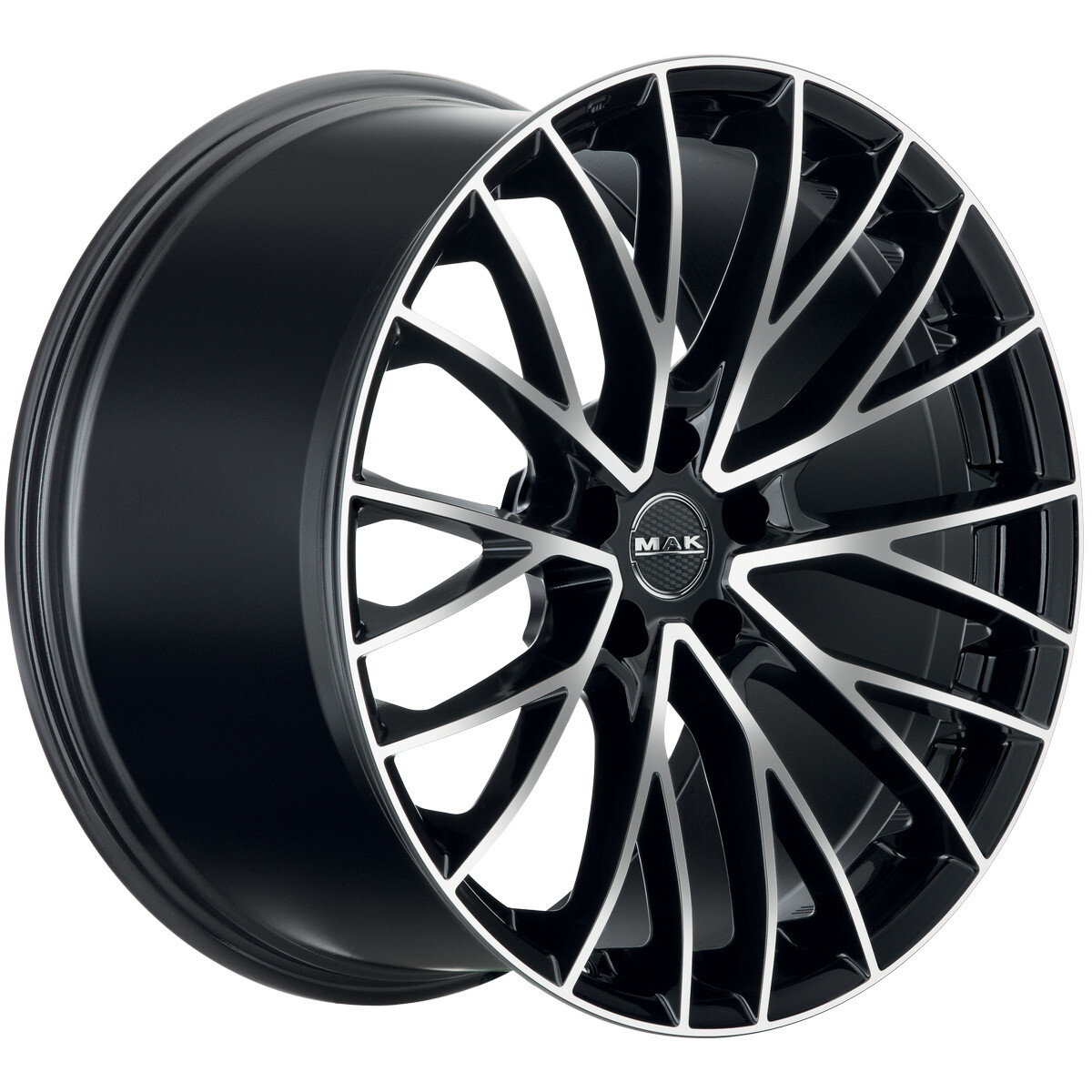 Литі диски Mak Speciale-D R21 W10 PCD5x112 ET19 DIA66.6 (black polished)-зображення-3