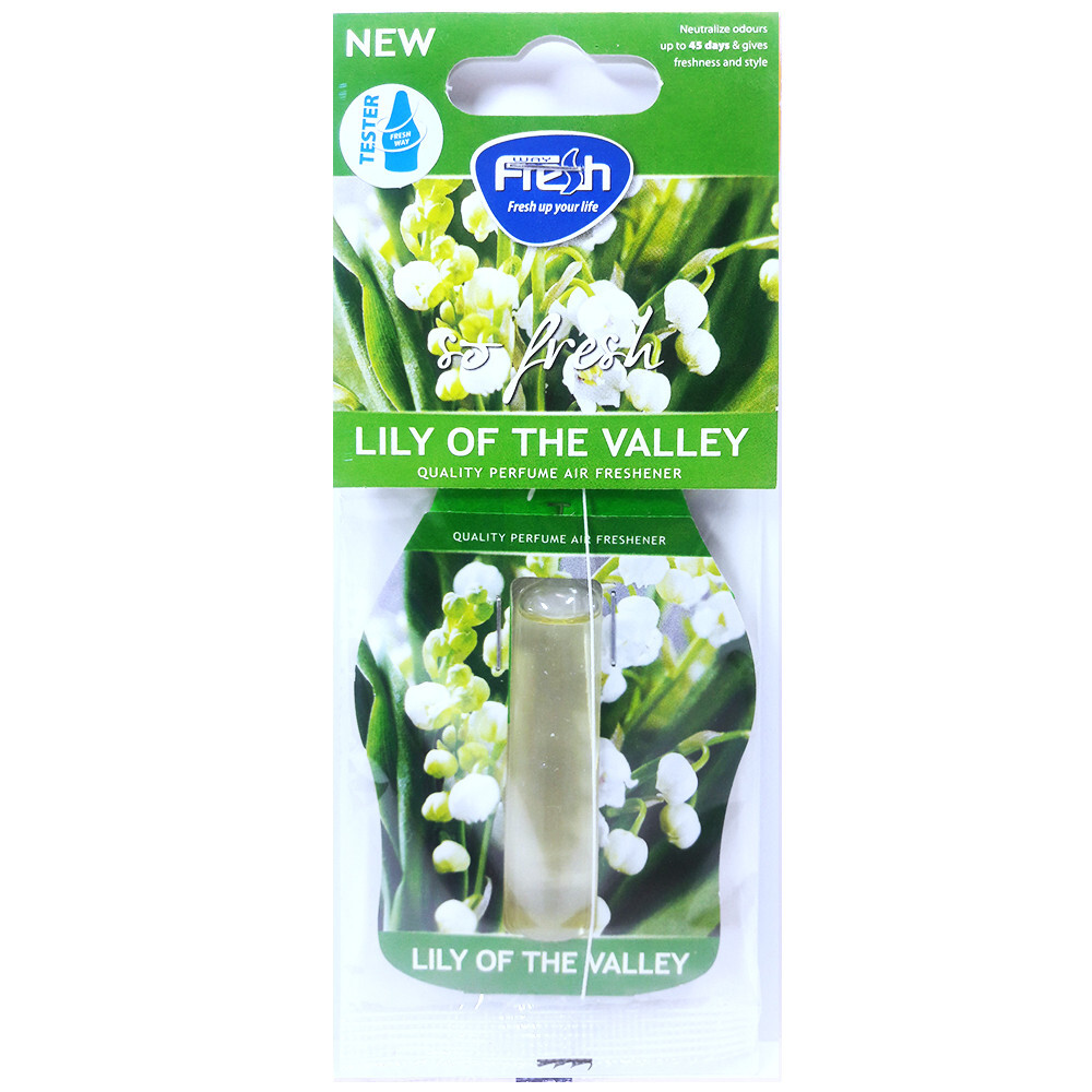 Рідкий Ароматизатор на дзеркало Fresh Way So Fresh Ampule Lily of the Valley (Конвалія) 4,5 ml