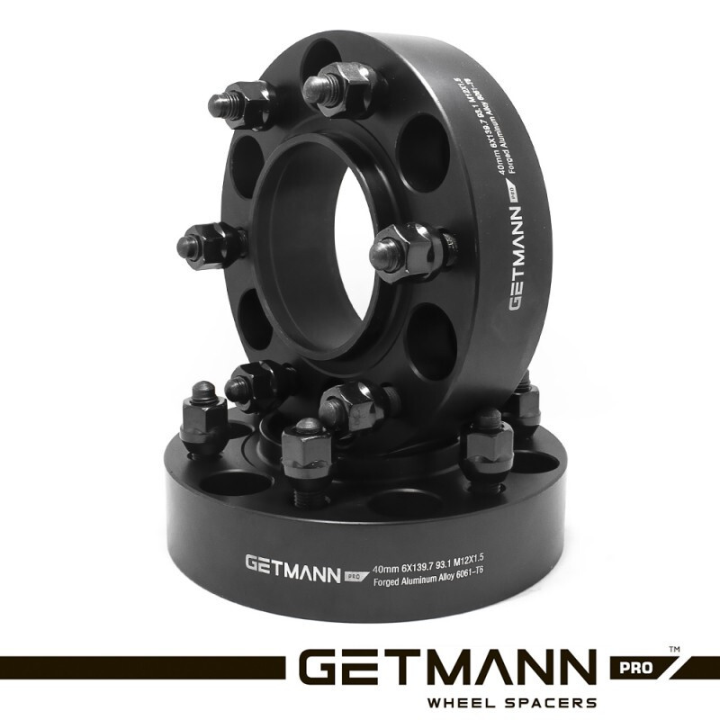 Автомобільне розширене кільце GETMANN H = 40 мм PCD6x139.7 DIA 93.1, Шпильки 12x1.5 Кована Автомобільне розширене кільце GETMANN H = 40 мм PCD6x139.7 DIA 93.1, Шпильки 12x1.5 Кована