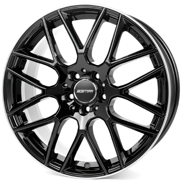 Литі диски GMP Italia Berghem R20 W9.5 PCD5x112 ET35 DIA66.6 (black)-зображення-2