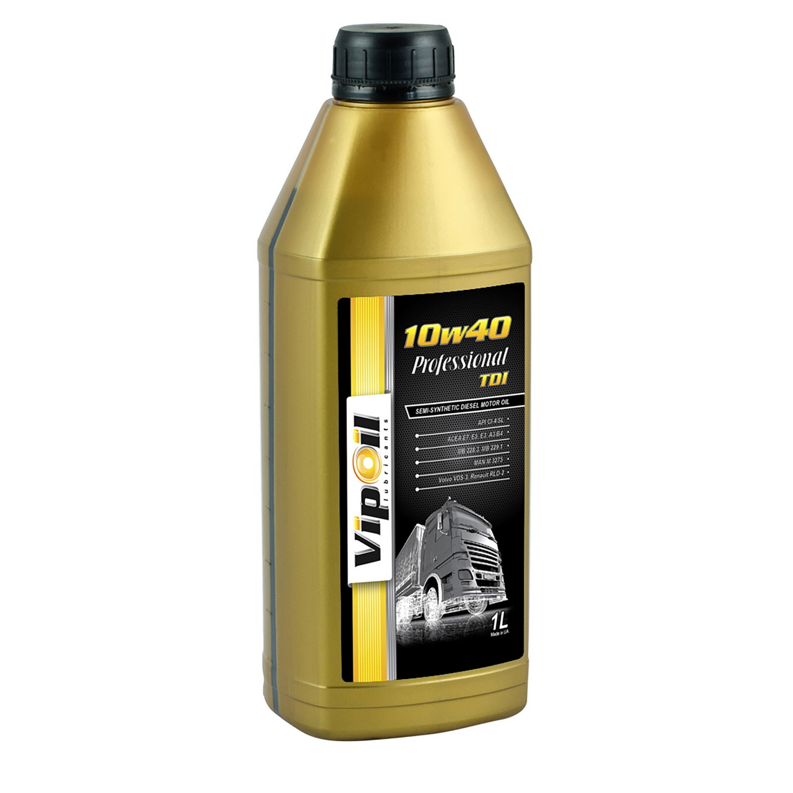 Моторна олива VipOil Professional TDI CI-4/SL 10W-40 (1л.)-зображення-1