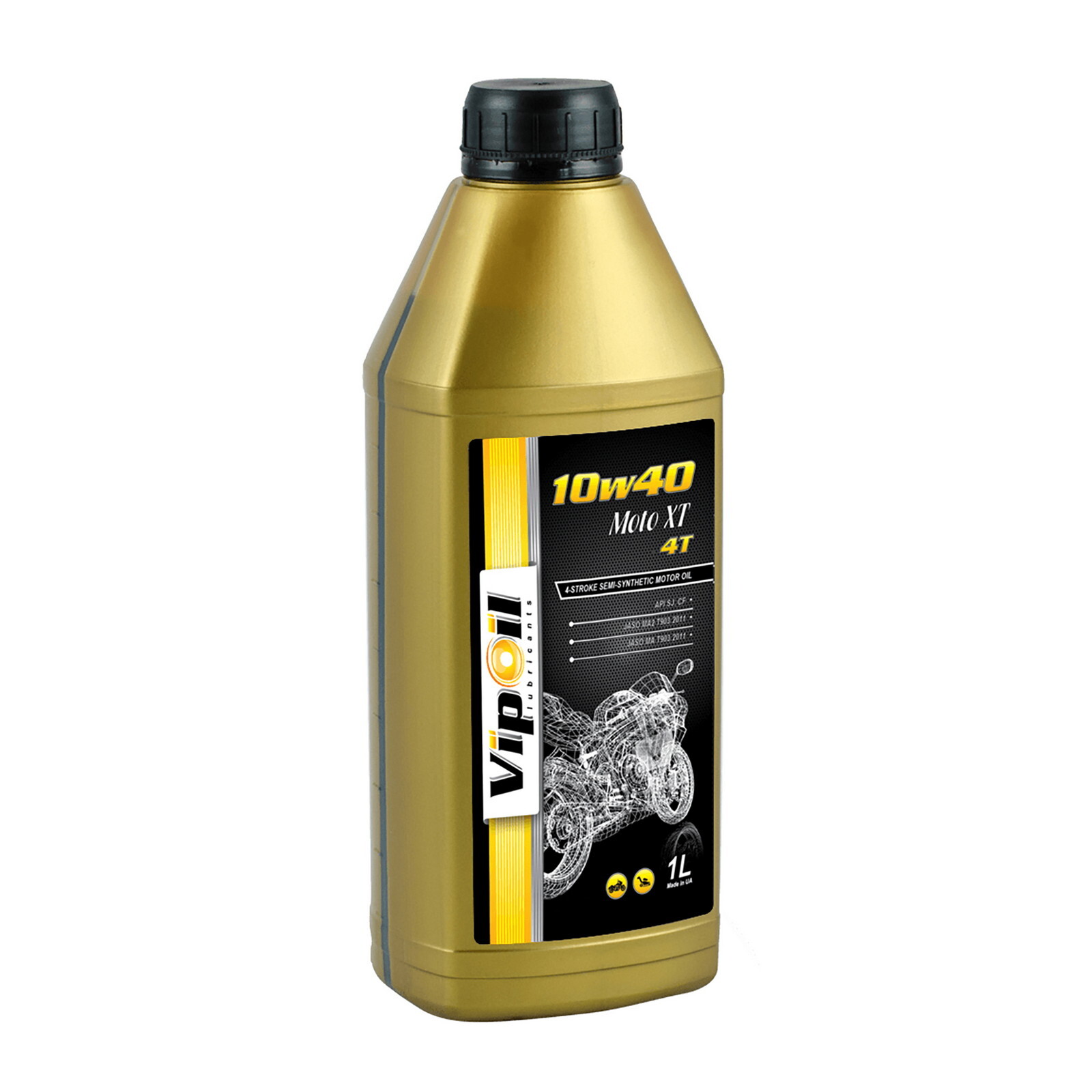Моторна олива VipOil Moto XT 4T 10W-40 (1л.)