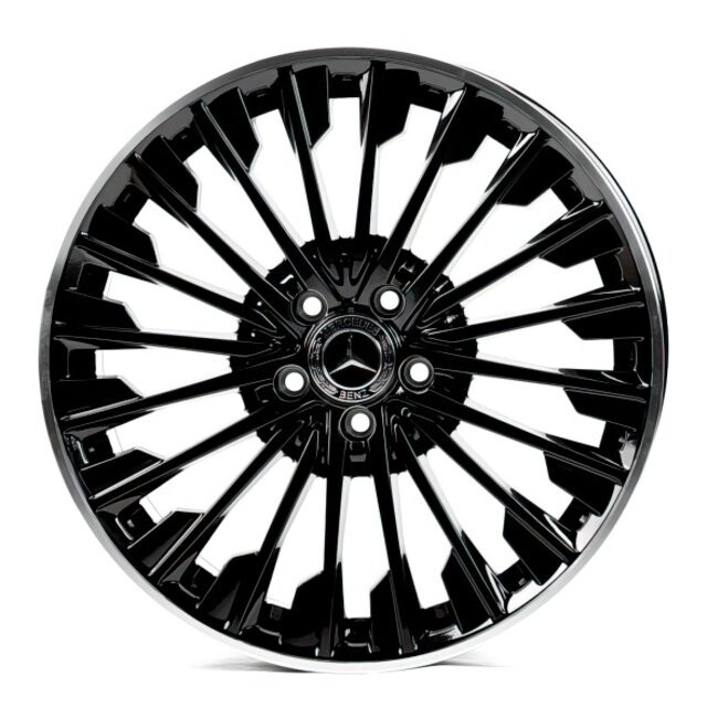 Литі диски Replica Mercedes (MR3062) R18 W9 PCD5x112 ET45 DIA66.6 (gloss black machined)