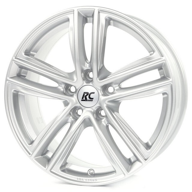 Литі диски RC Design RC-27 R17 W7 PCD5x100 ET41 DIA56.1 (silver)-зображення-1