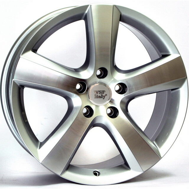 Литі диски WSP Italy Volkswagen (W451) Dhaka R20 W9 PCD5x112 ET33 DIA57.1 (silver polished)-зображення-1