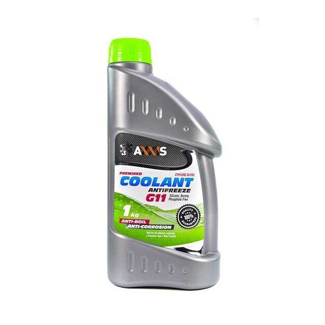 Антифриз AXXIS GREEN G11 Сoolant (зелений) 1кг.