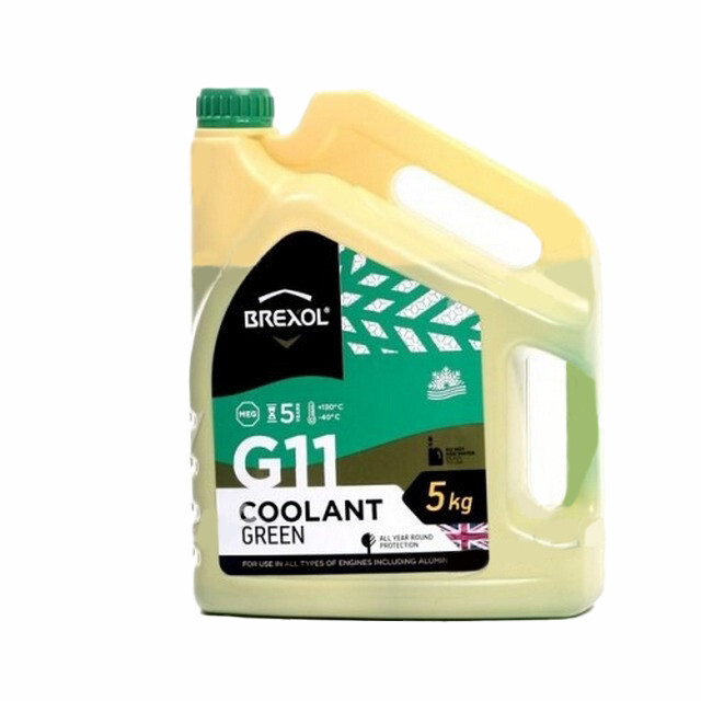 Антифриз BREXOL BLUE концентрат G11 (синій) (-80C) 5кг.